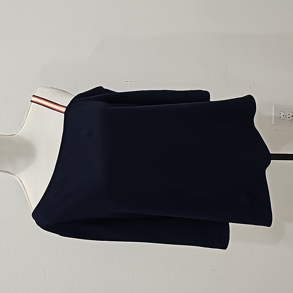Trina Turk one shoulder Navy Blue top Size L